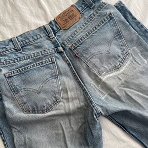 Rare orange tab Levi’s 550s baggy jeans